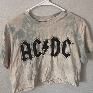 ACDC Cropped T Shirt